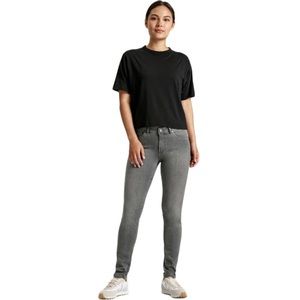 DU/ER Womens Gray Faded Black Performance Denim Mid Rise Skinny‎ Jeans 28 x 28